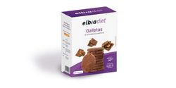 Biscuits au chocolat et aux noisettes d'Elbia 7 portions