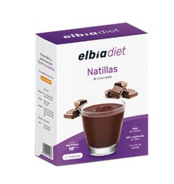 Elbia Natillas de Chocolate 7 Raciones