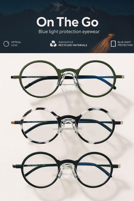 Emery On The Go Green Leaves Presbyopia Glasses (Ultralight)