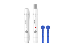 Eprodics Pack Dispositivo de Punción OneStep + 100 Lancetas Desechables SoftSense 28G