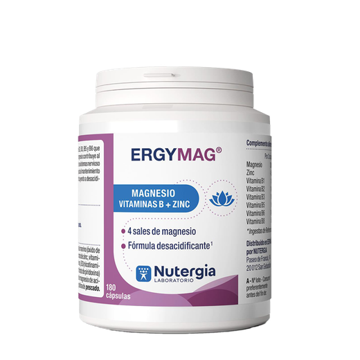 Suplemento alimentar Nutergia Ergymag 90 cápsulas / 180 cápsulas