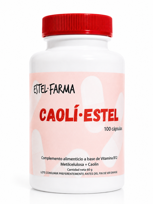 Estel Farma Metilcelulosa Con Caolín 450/50 mg 100 Cápsulas