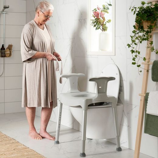 Etac Stool with Armrests Comode PRACTICE AD500