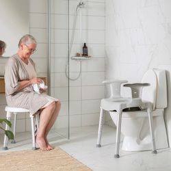 Etac Stool with Armrests Comode PRACTICE AD500