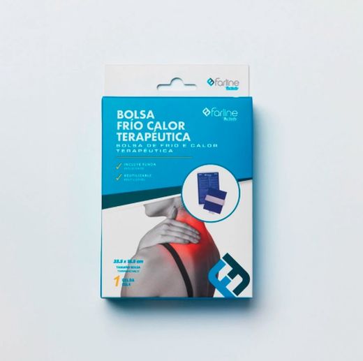 Farline Bolsa Frío-Calor Reutilizable Triple Celda 23,5 x 15 cm