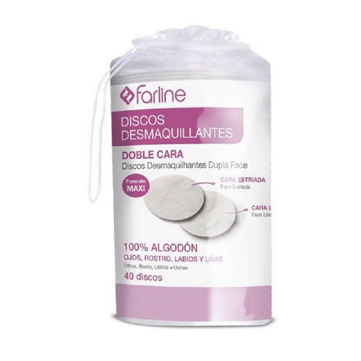 Farline Discos Desmaquillantes Ovalados Maxi 40 Unidades