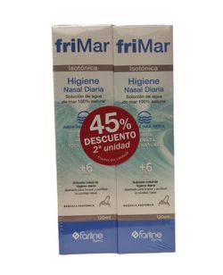 Farline Frimar Isotónico Solución Isotónica de Agua de Mar Duplo 2 x 120 ml