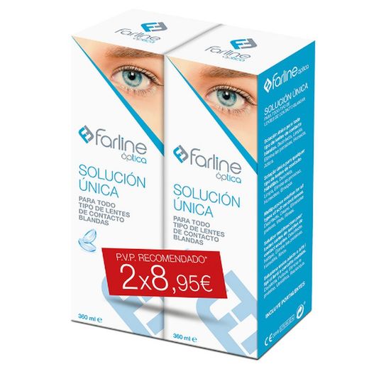 Lentes Farline Optica Unique Solution 2x360ml