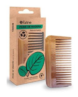 Farline Peine de Madera de Bambú