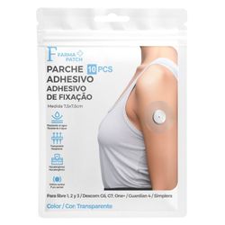 Farma Patch Parche Protector Transparente para Sensor de Glucosa 10 Unidades