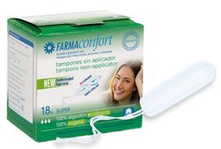 Farmaconfort Tampones Super Sin Aplicador 18 Unidades