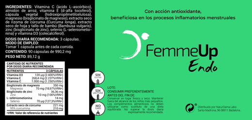 FemmeUp Endo 60 Cápsulas