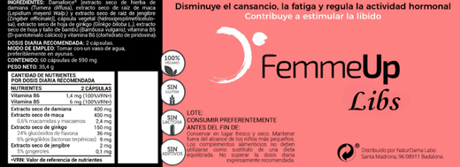 FemmeUp Libi2 60 Cápsulas