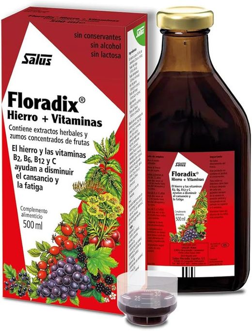 Floradix Líquido de Ferro e Vitaminas