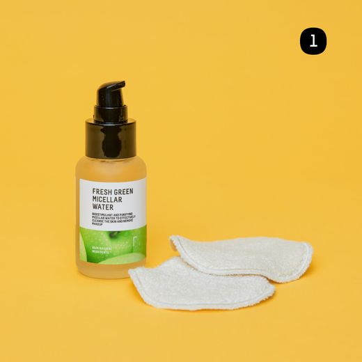 Trio de mini nettoyants format voyage Freshly Facial Cleansing Routine