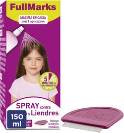 Fullmarks Spray Antipiojos y Antiliendres 150 ml