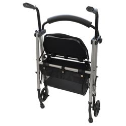 Garcia 1880 Walker with Adjustable Seat and Basket 2214N