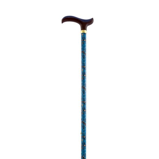Garcia 1880 Canne de Marche Extensible en Aluminium Imprimée de Fleurs Bleu | R. 499