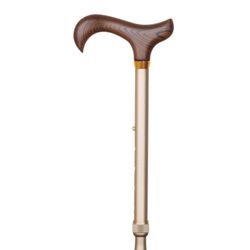 Garcia 1880 Baston Muletilla Plegable de Aluminio Bronce, Puño Derby | R. 342