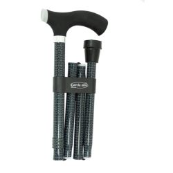 García 1880 Muletilla Plegable Puño Tacto Suave Negro Estampado Negro | R. 287
