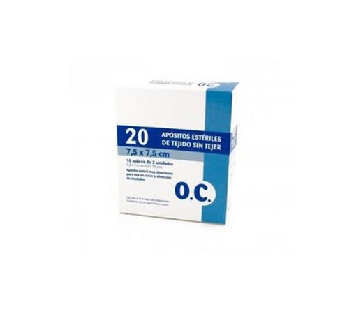 Oc Compresse Stérile Non Tissé 7.5x7.5 20 Unités