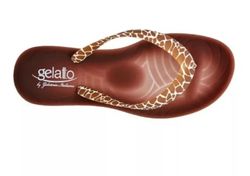 Gelato Giraffe Print Sandal