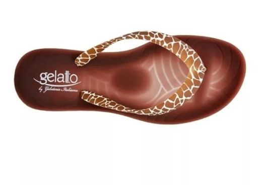 Gelato Giraffe Print Sandal
