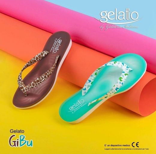 Gelato Giraffe Print Sandal
