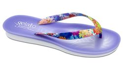 Gelato Sandalia Lila Con Estampado Floral
