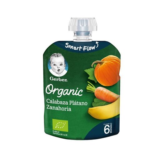 Gerber Bio Citrouille Banane Carotte 1 Sachet