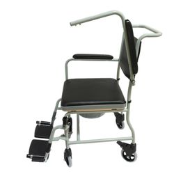 Garcia 1880 Silla con Inodoro y Ruedas Acolchada R. 2230