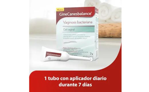 GineCanesbalance Gel Vaginal 7 Tubos 5 ml
