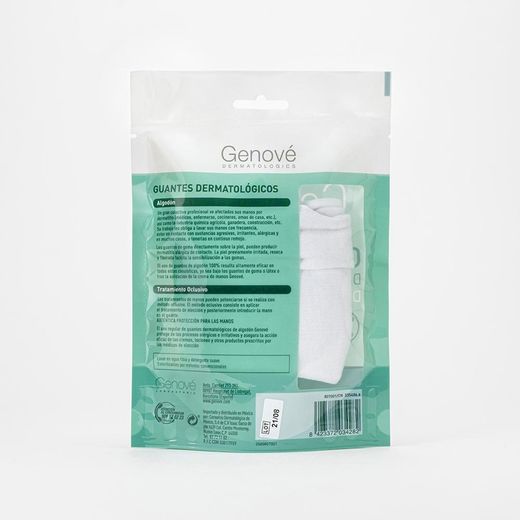 Genove Guantes de Algodon Genove Dermatologico