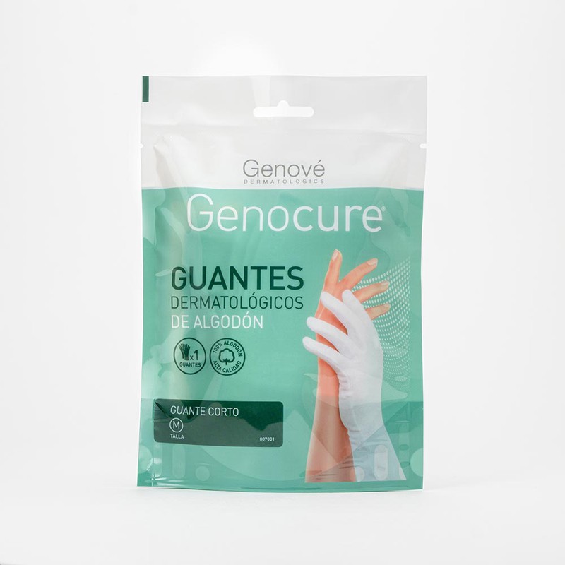 Genové Genocure Guante Corto Dermatológico algodón puro, Un