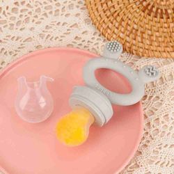 HAAKAA Anti-Choke and Teether Feeder (avec couvercle de sac avec trous) ROSE BHK129-P