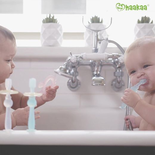 HAAKAA Cepillo de Dientes de Silicona 360º