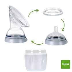 HAAKAA Recolector de Leche + Tetinas (Biberón Haakaa)