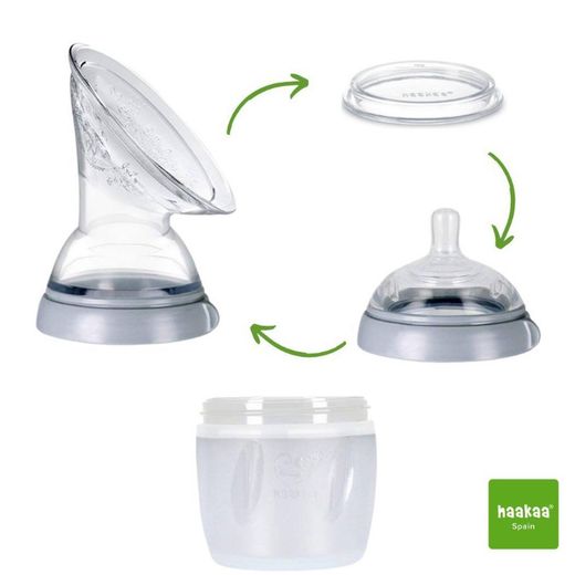 HAAKAA Recolector de Leche + Tetinas (Biberón Haakaa)