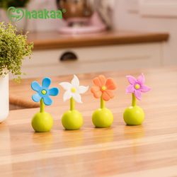 HAAKAA Bouchon Fleur en Silicone MHK010