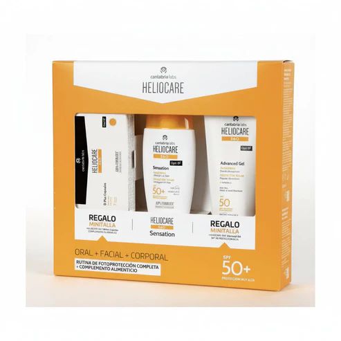 Heliocare Sensation Pack Solar Rutina Oral + Facial + Corporal