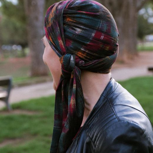 Cachecol de combate ao câncer iBBIBBI Escócia