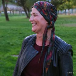 Cachecol de combate ao câncer iBBIBBI Escócia