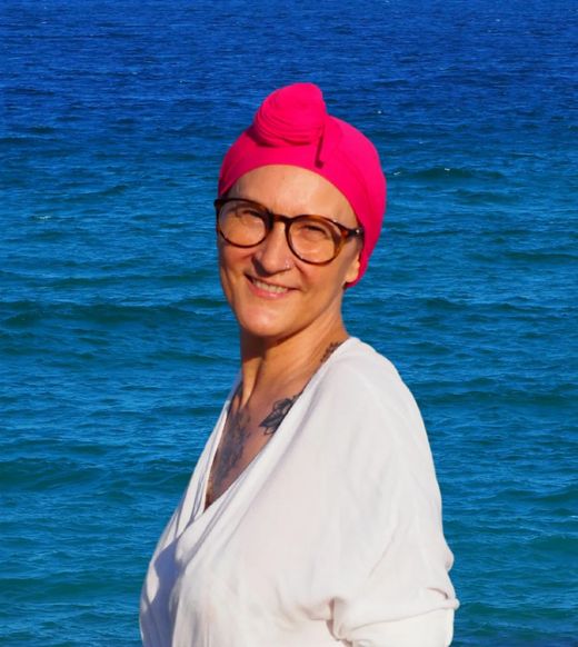 Cachecol de oncologia iBBIBBI Fuchsia