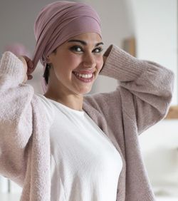 iBBIBBI Pañuelo Oncológico Rosa Palo