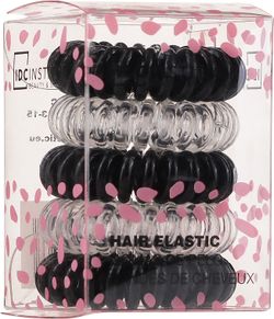 IDC Institute Accessories Spiral Hair Tie Set with 5 Hair Ties