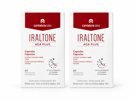 Iraltone Duplo AGA Plus 60 + 60 Cápsulas