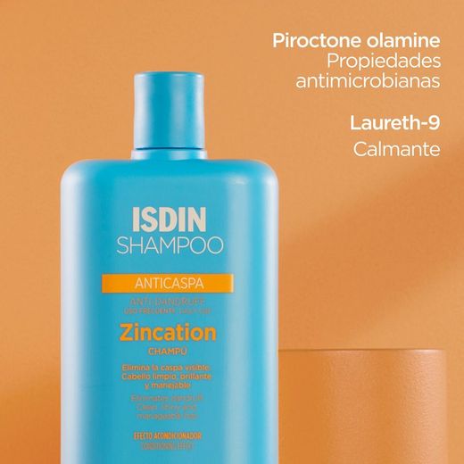 Isdin Zincation Champú Anticaspa Uso Frequente 300 ml