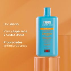 Isdin Zincation Champú Anticaspa Uso Frequente 300 ml
