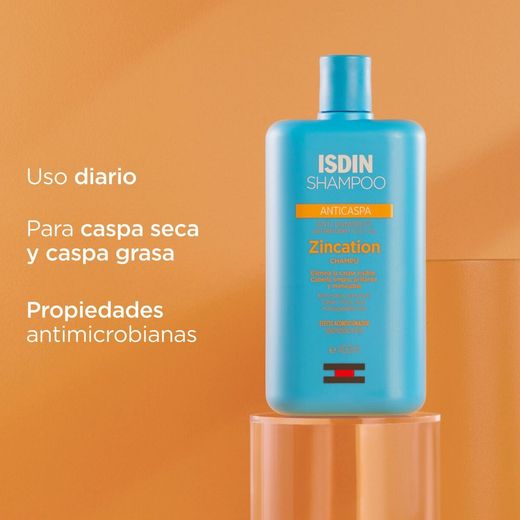 Isdin Zincation Champú Anticaspa Uso Frequente 300 ml