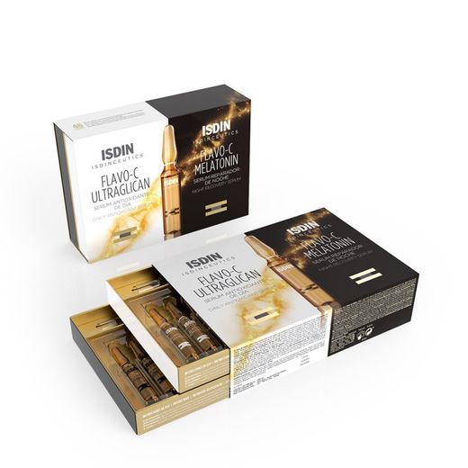 Isdin Flavo-C Ultraglican 10 Ampollas + Melatonin 10 Ampollas